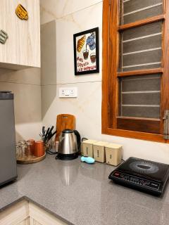 Cozy 1BHK with Pool and Balcony in Tapovan - 3