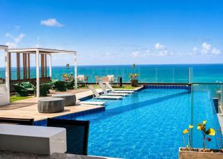 LIT-760 - Studio Completo Piscina Rooftop VISTA-MAR - excelente localização! - 0