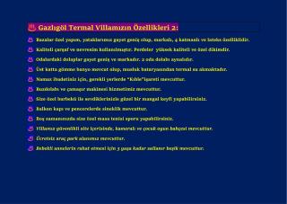 Yıldızhan Termal Villa 29 - 3