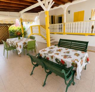Domaine Palm Garden, Villa 3 càc avec terrasse, barbecue et vaste jardin tropical, proche de Deshaies - 6