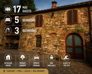 Vacation Home Tuscany Pisa-Lucca 2 - 9