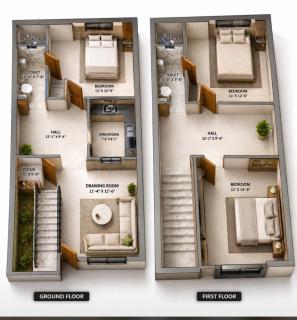 Primium Luxury Vila 3BHK Fully Furnished - 1