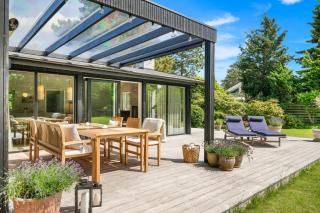 Bright house with covered pergola in Hornbaek - 0