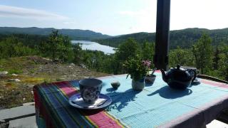 360-degree views from a mountain top in Numedal - 2