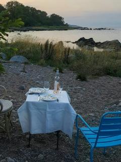 Farmhouse from 1828 with private rocky shore - 7