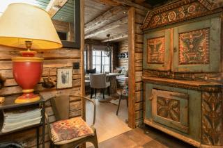 Timber cabin with stone fireplace and fell views - 1