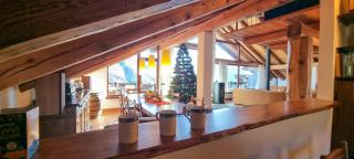Chalet with fireplace and panoramic terrace - 1
