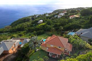 VUE CARAIBES location Martinique 4 chambres Case Pilote piscine vue mer - 2