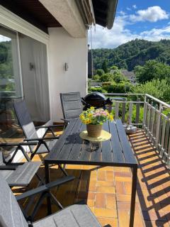 Traumaussicht Moselblick Kamin Balkon Burgblick 65 Zoll TV Waipu Lindenplatz - 7
