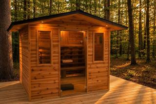 Luxury Cabin with Sauna Hot Tub PS5 and Arcade - 9