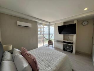 1 Dormitorio Jacuzzi privado. Vista Mar y Cienaga - 6