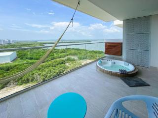 1 Dormitorio Jacuzzi privado. Vista Mar y Cienaga - 5