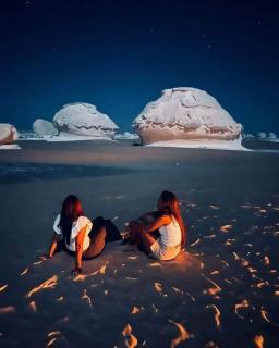 Overnight camping at white desert , white desert safari trip - 0
