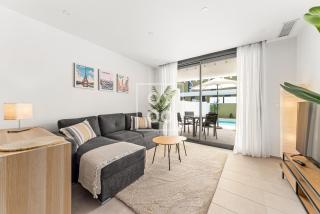 Coastal Calm Townhouse, Private pool and beach ready at Pilar, by OYOOSTAYS - 1