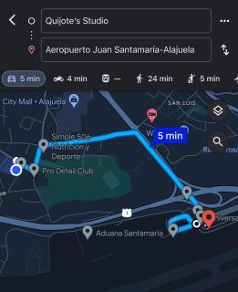 SJO Airport Private Studio #6 - 5 Min Away - 2