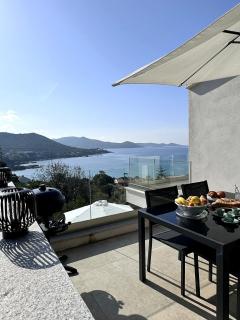 A Terrazza T2 vue mer terrasse et balcon - 2