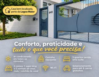 Casa Lagoa Maior Espaçosa e confortável! - 0