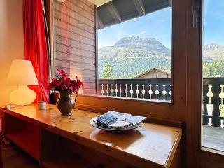 Arvenholz-Studio mit Balkon & Bergblick, 2 Personen, Parkplatz - CL06 - 4