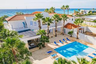 Beachfront 7BR Villa - Private Pool - Sleeps 16 - Blue Door Beach House by Bocobay - 0
