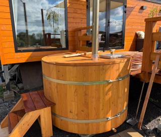 Maringotka pod Kozákovem s ohřívacím sudem - 5
