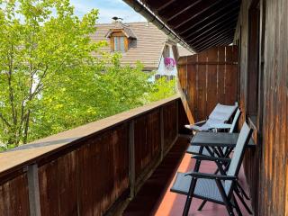 2 Min zum See - Zum Schweizer Ferienwohnungen mit Balkon oder Terrasse in Seehausen a Staffelsee - 3