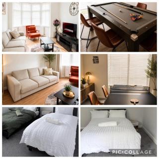 3 bedroom house with tennis and pool table - 0