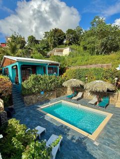 LES VILLAS PAMEYAQUE 2 F2 avec piscine et vue mer - 0