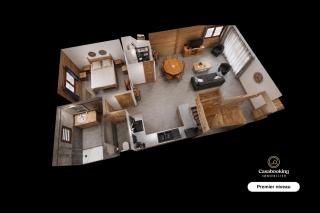 Casa-Petit Laus Brand New Duplex in Queyras for 6p - 4
