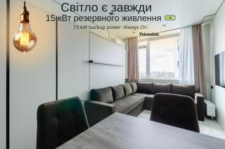 24-280b Manhattan, Beresteiskyi 11, Kyiv, Politekh metro nearby, fantastic city view, 15 kW backup power, Petrovdom Apartment - 0