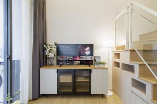 Rama9 Duplex Near Train Market RCA Free Pool Gym - 8