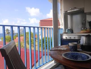Studio cosy, balcon vue panoramique mer, plage à 1 min à pied - 4