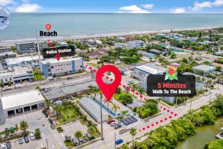 The Shark Tank TownCenter Walk to Beach Bars Shops & Downtown Cocoa Beach - 0