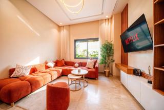 NEW Unique 1BR W, AC 5 Min to Hassan II - 9