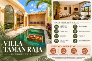 Villa Taman R a j a - P u t r i Stunning 2BR Villa North Canggu - 3