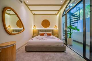 Villa with pool, BBQ & rooftop jungle views - 7