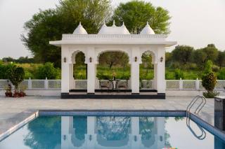 ELIVAAS Signature Vijaypura Bagh Heritage-Style 6-BHK Retreat With Private Swimming Pool, Gazebo & Landscaped Garden - 4