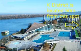 Danube River View Lounge 4 with Garage, K District - 7