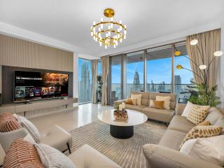 Kensington Lavish 3BR maid Full Burj View-Dubai Mall connect - Dubai - 9