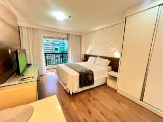 Flat Hotel Vision, SHN - Brasília - Piscina e Sauna - 9