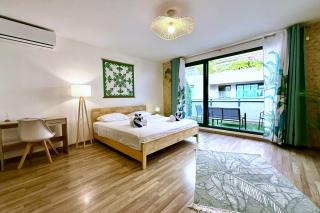 Studio Tehetu City - heart of Papeete - WiFi AC park - 3 people - 4