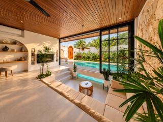 Gouraya Villa - Peaceful 3BR Tropical Retreat with Private Pool near Pererenan Beach - 4