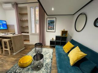 Studio design 1 min Monaco-Plage à pied-Clim Wifi - 3