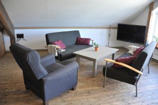 Farmhouse living room with open solution 1 km from Torp Airport - 0