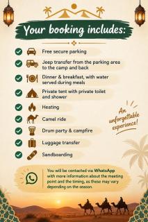 All Inclusive Desert Overnight With Camel Ride - 8