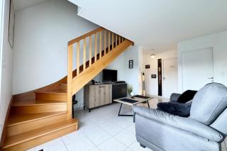 Joli duplex plein bourg - 4km des plages - 4