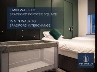 Apex Stays King Bed Apartment Near Foster Square And Broadway - 8