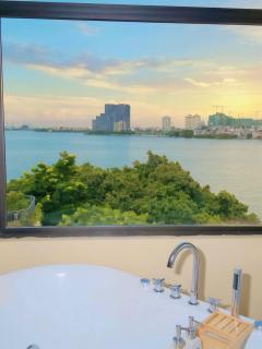 Dreamy homestay trích sài -bồn tắm sục-view hồ- máy chiếu -35m2 - 9