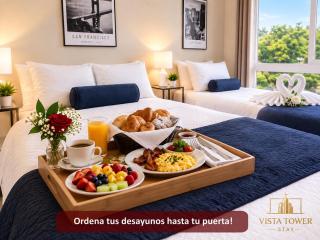 Apto Deluxe, 3 hab, piscina y rooftop en Escalón - 7