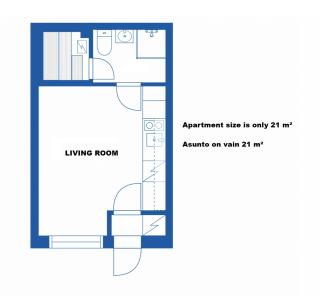 Leviloma - 21m2 B - Levi majoitus loma-asunto Levistar huoneisto - Levi accommodation Levistar apartment - 5