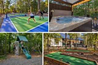 Hot Tub, Pickleball, Mini Golf, Movie Theater, Firepit, Arcade Games, Basketball, Kids Playset - 0